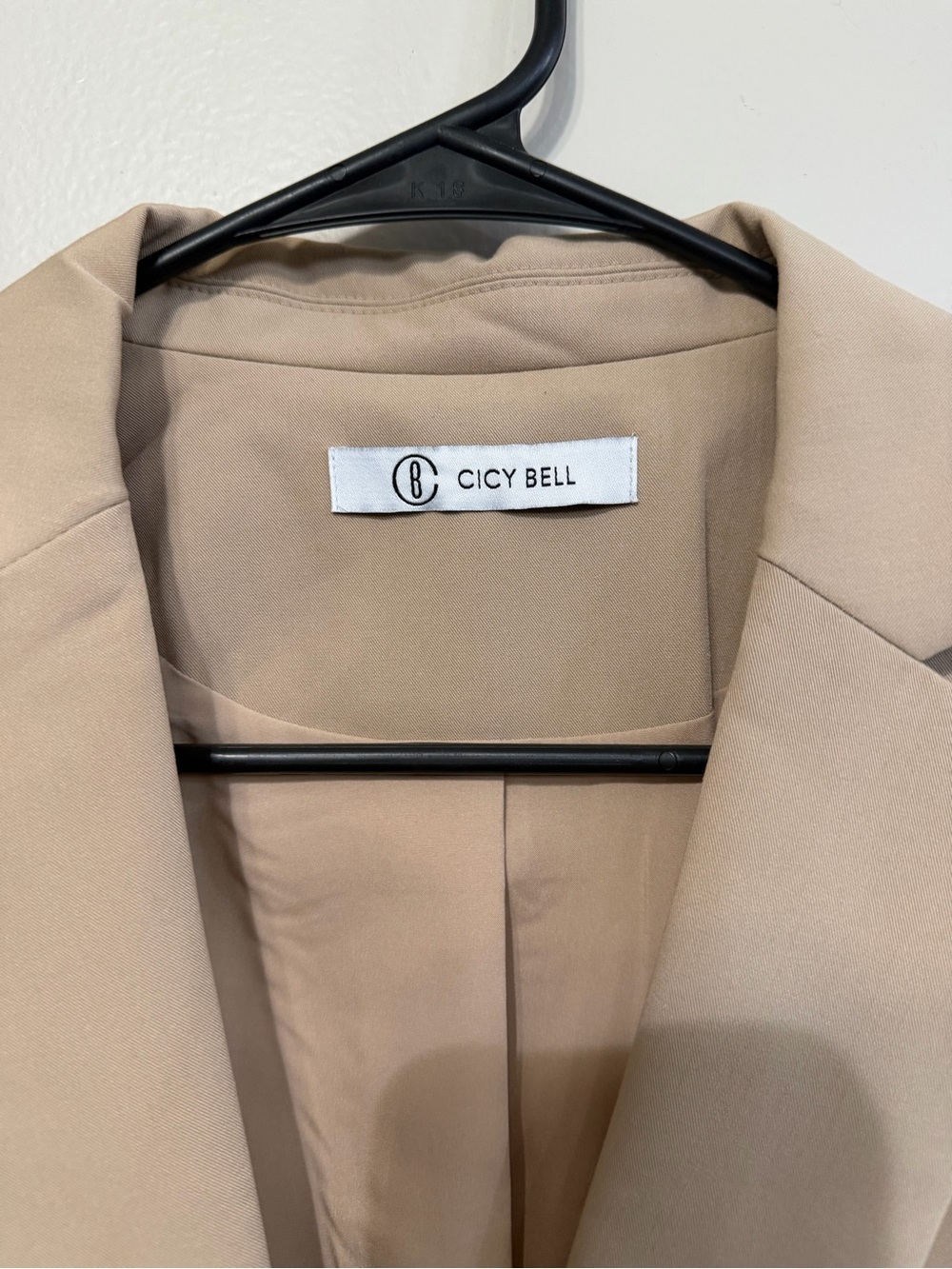 Cicy Bell Tan Long Sleeve Blazer - Picture 2 of 7